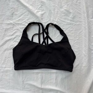 Lululemon Athletica Black Strappy Sports Bra
